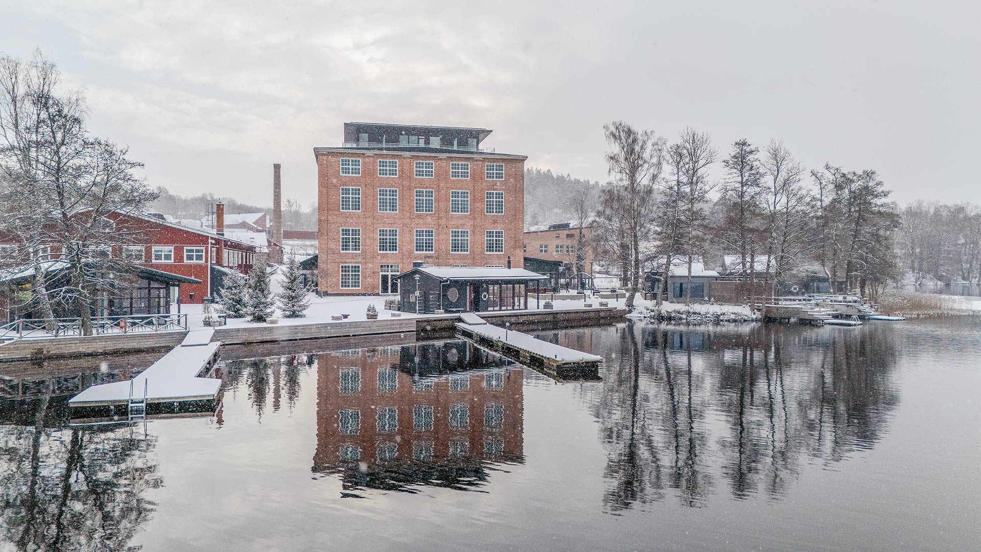 Vinter på Nääs Fabriker